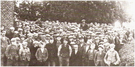 De Landarbeidersstaking van 1929 in Drieborg.